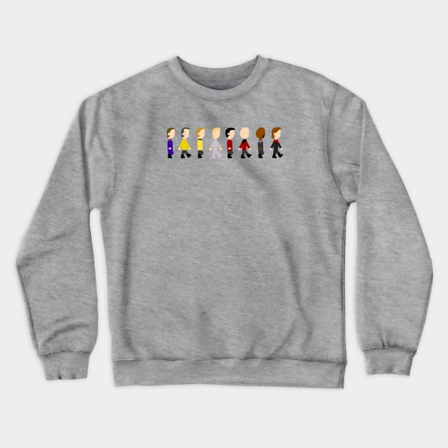 Trekkin' Crewneck Sweatshirt by traditionation